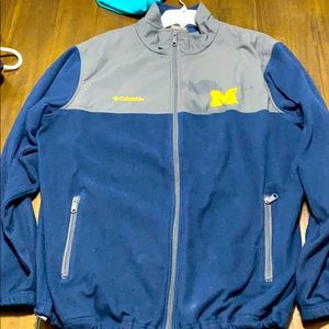 Columbia Michigan Fleece Zip Up Jacket